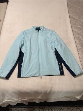 G/FORE Ice Blue with Navy Panel Performance Jacket